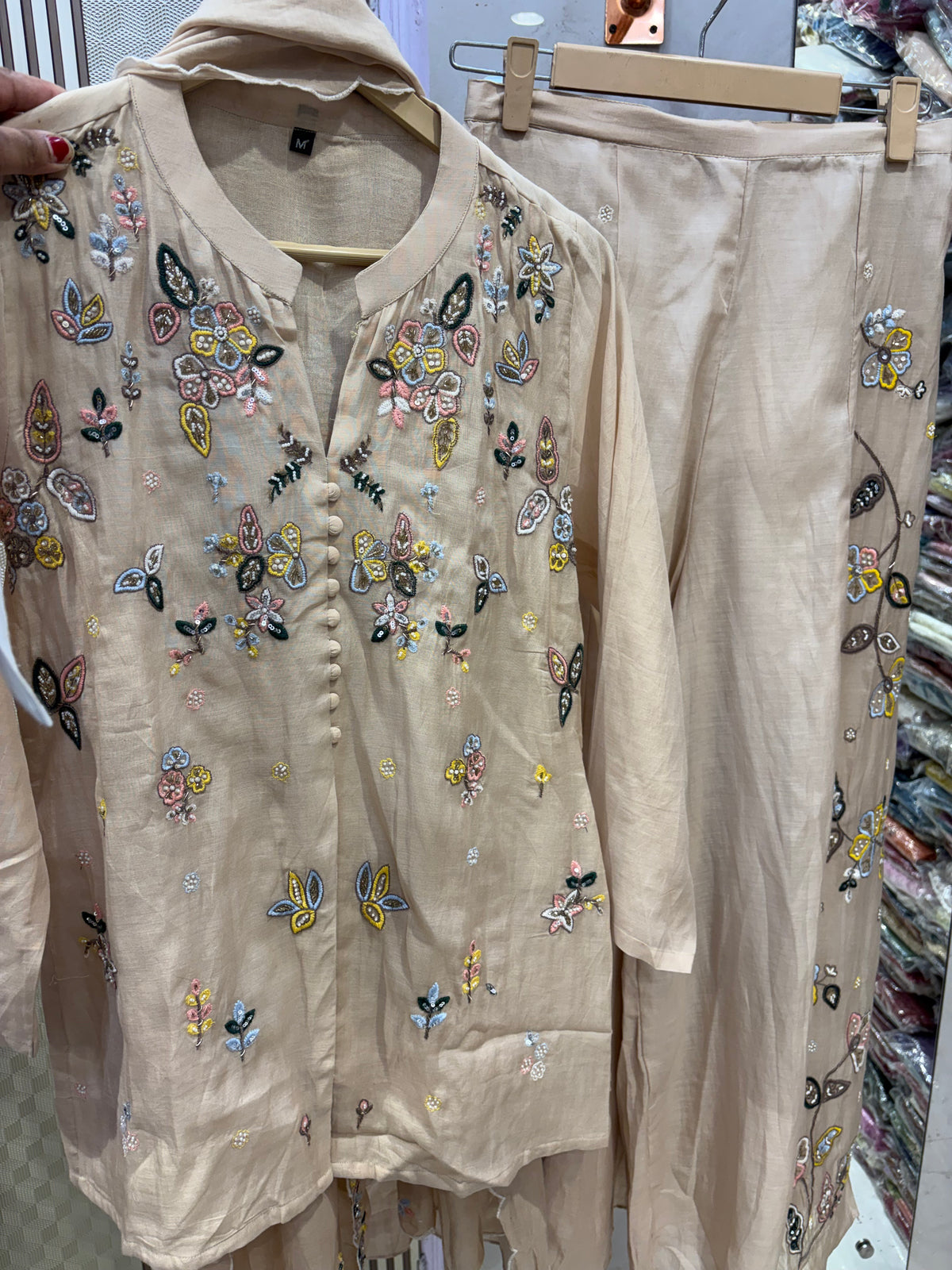 The Bloom Theory – Embroidered Luxury Co-ord Set