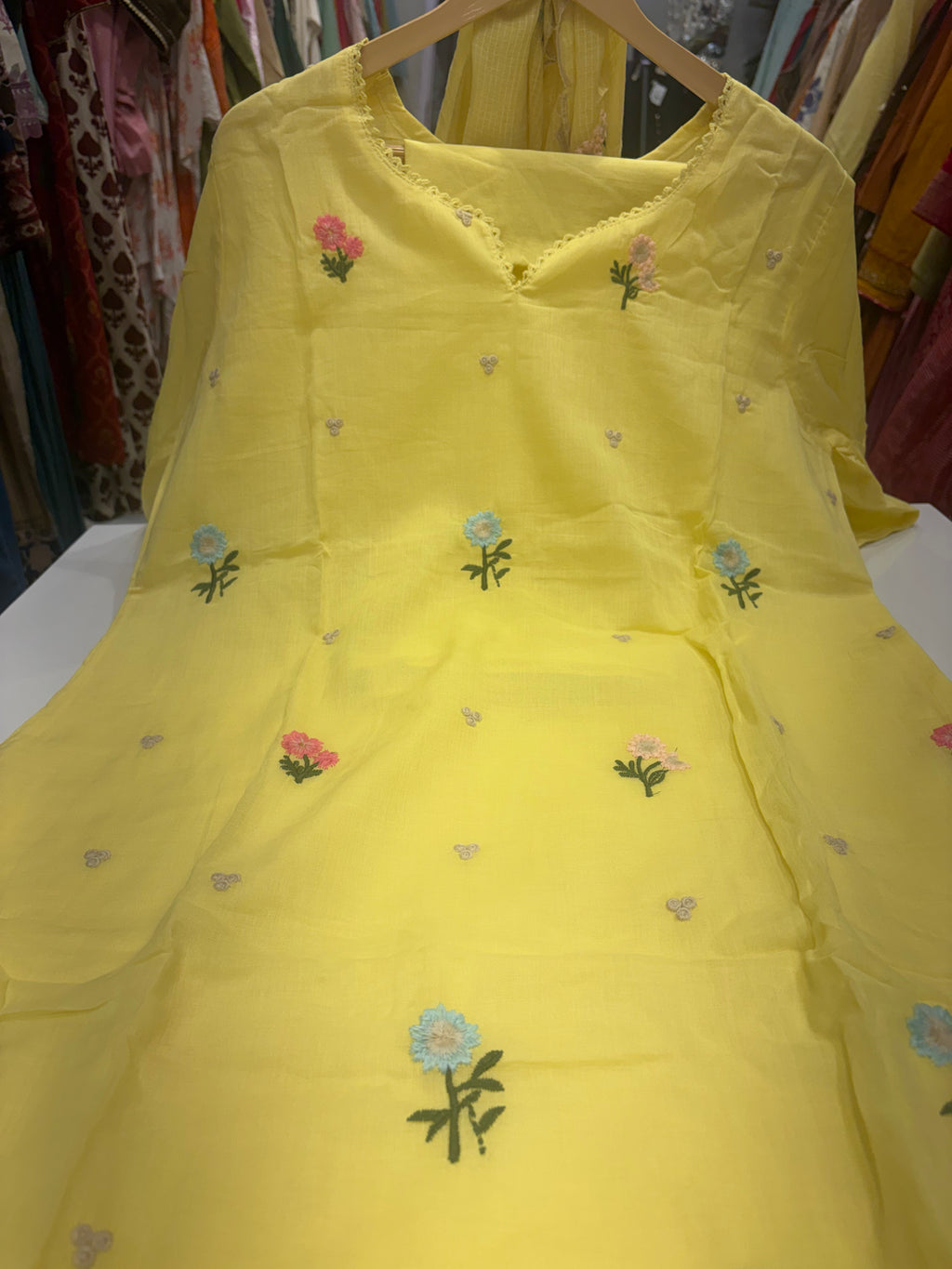 A Little Colour in Yellow – Floral Suit Set ⭐