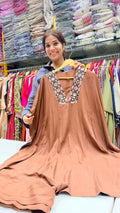Cocoa Luxe Kaftan Coord