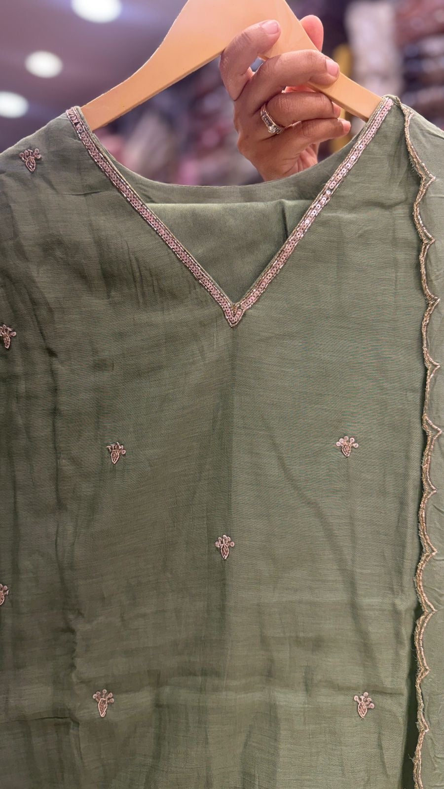 Maison Fleur Mul Chanderi Suit Set 🌸