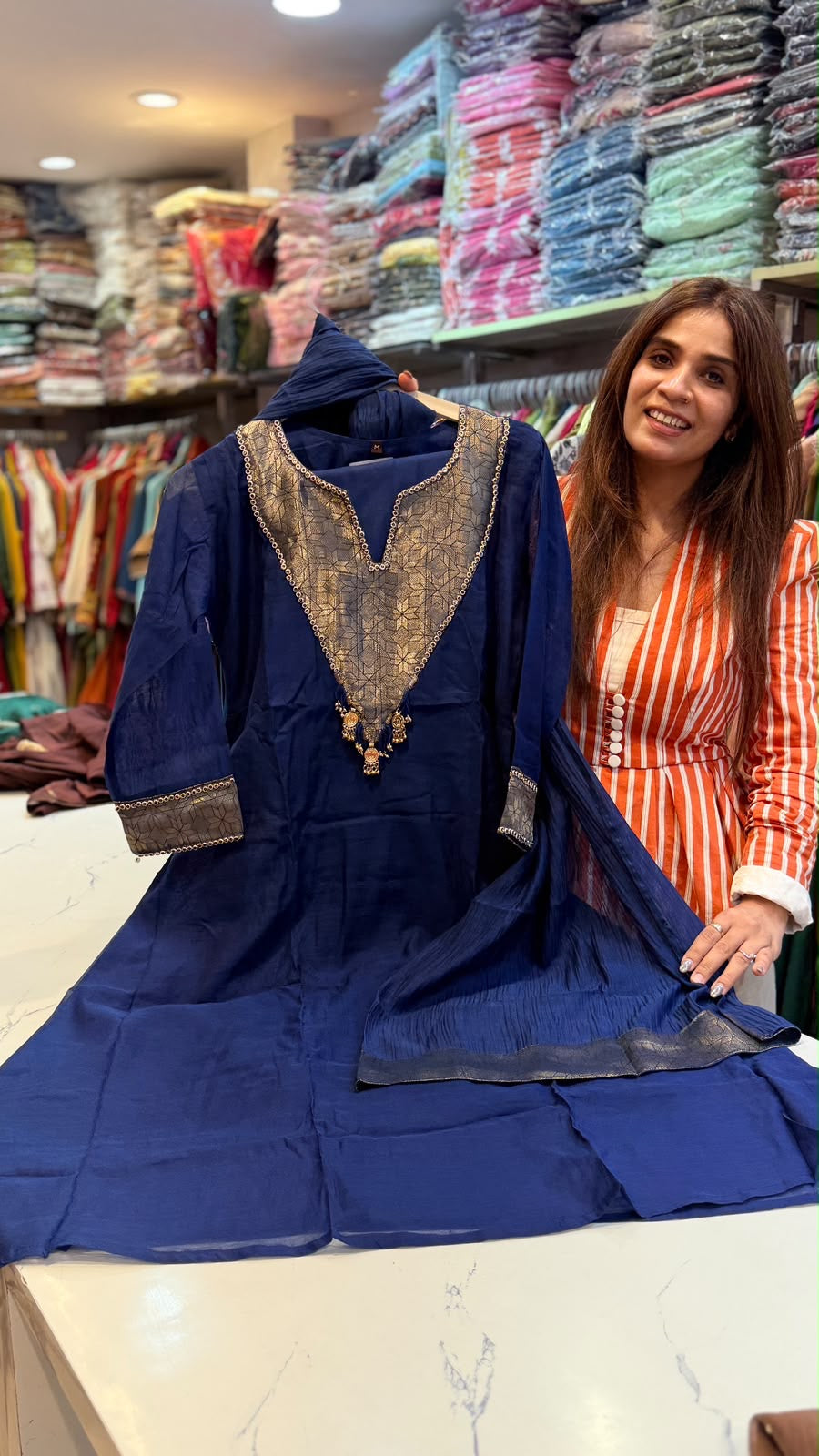 Three Moods, One Look – Mul Chanderi Ghungroo Special