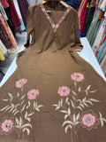 Cocoa Blossom – Embroidered Suit Set