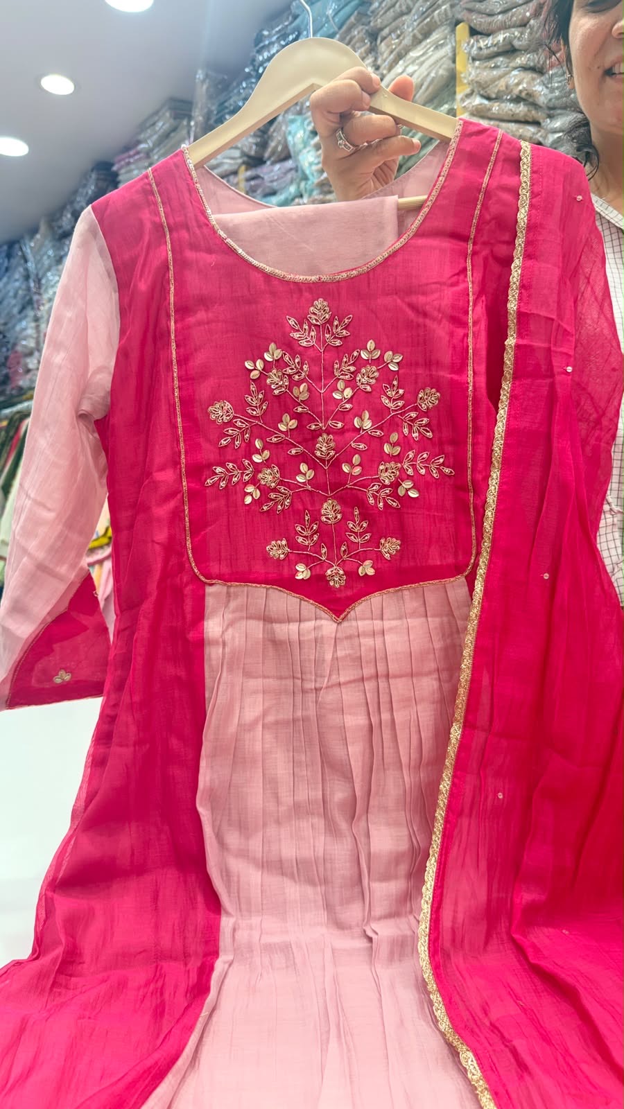 ~ Windsor Bloom Mul Chanderi ~