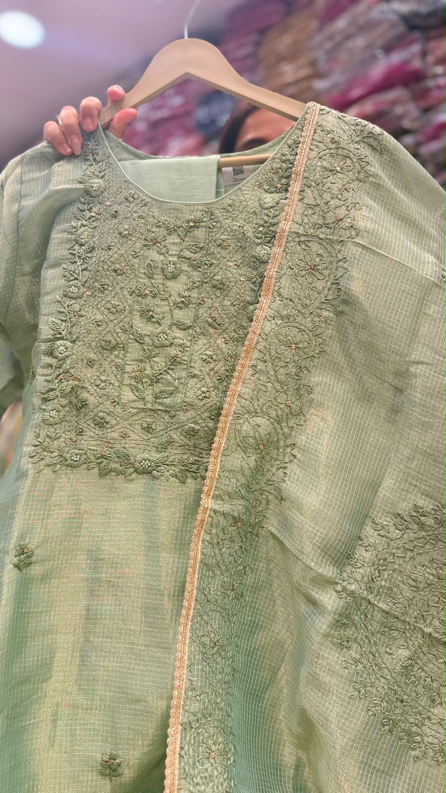 Sheen & Soul~Shimmer Mul Chanderi