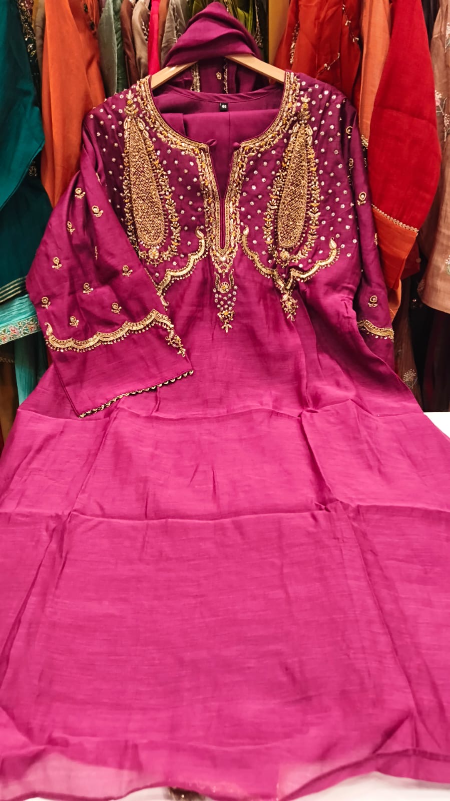 The Gilded Silhouette – Luxe Mul Chanderi Suit Set