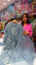 Flora Bloom – Aliya Inspired Mul Chanderi Edit