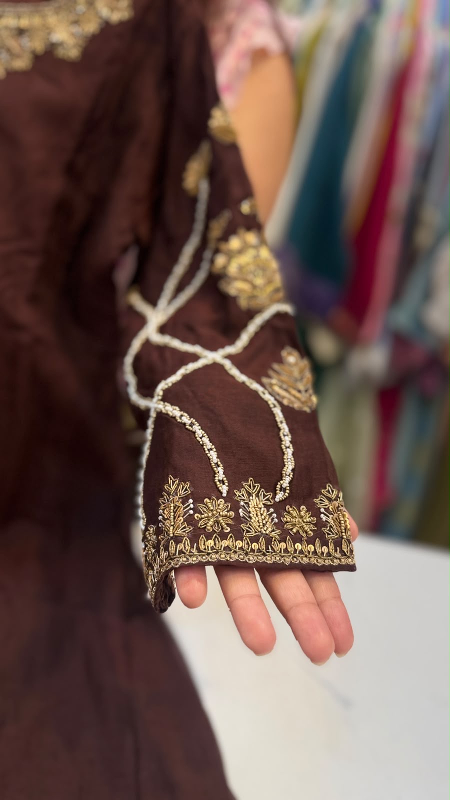 Jahan Nazar Thehar Jaaye— Mul Chanderi Luxe