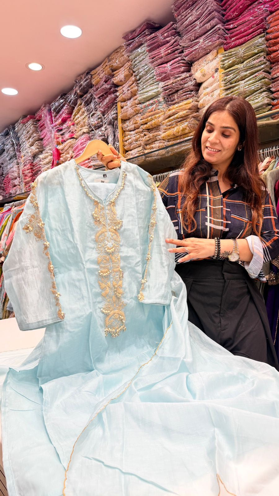 Threads of Love – Mul Chanderi Couture