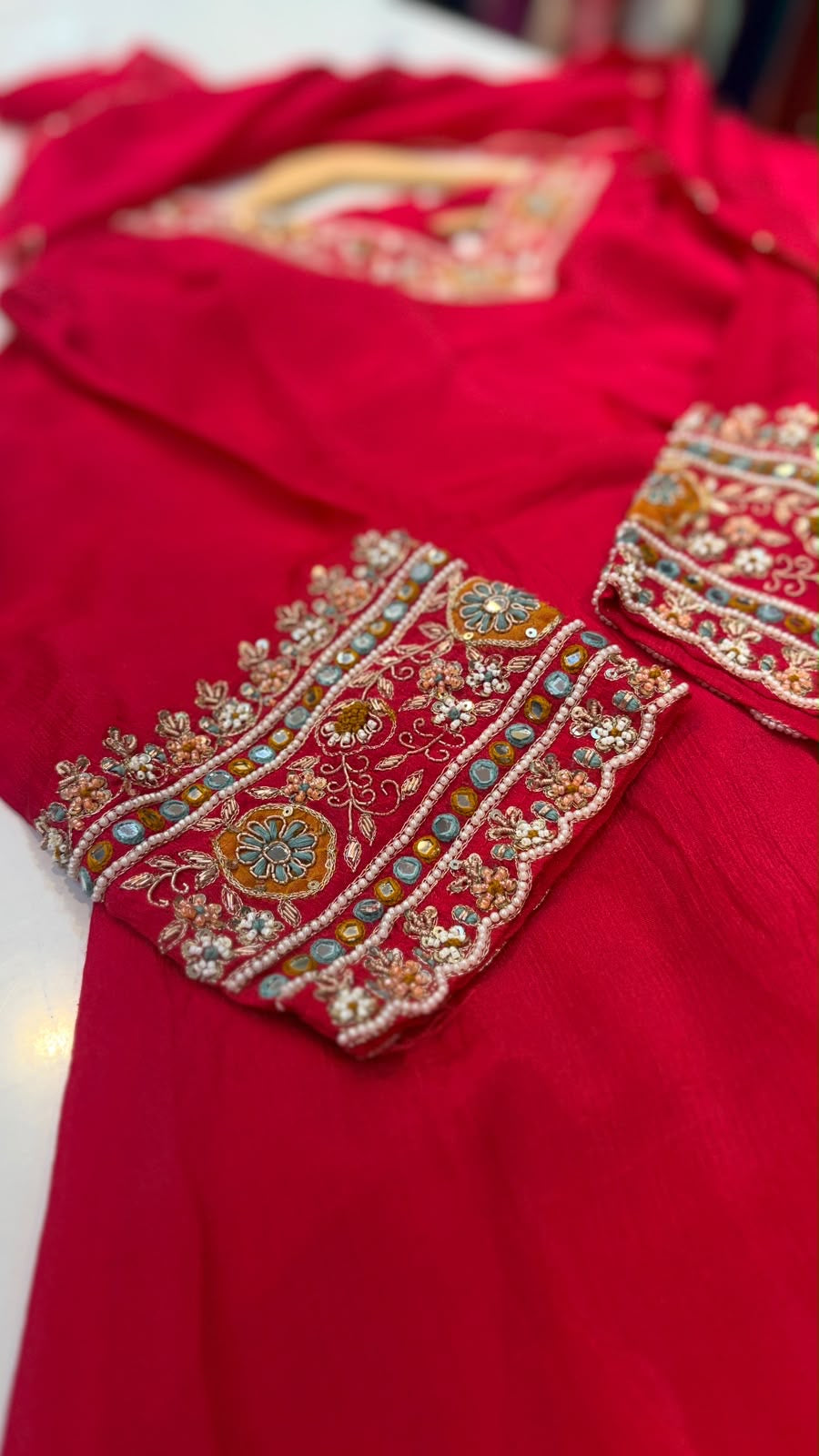 Rani Pink Reverie – Luxury Embroidered Suit Set