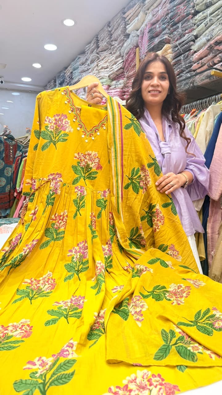 The Secret Garden Anarkali Collection