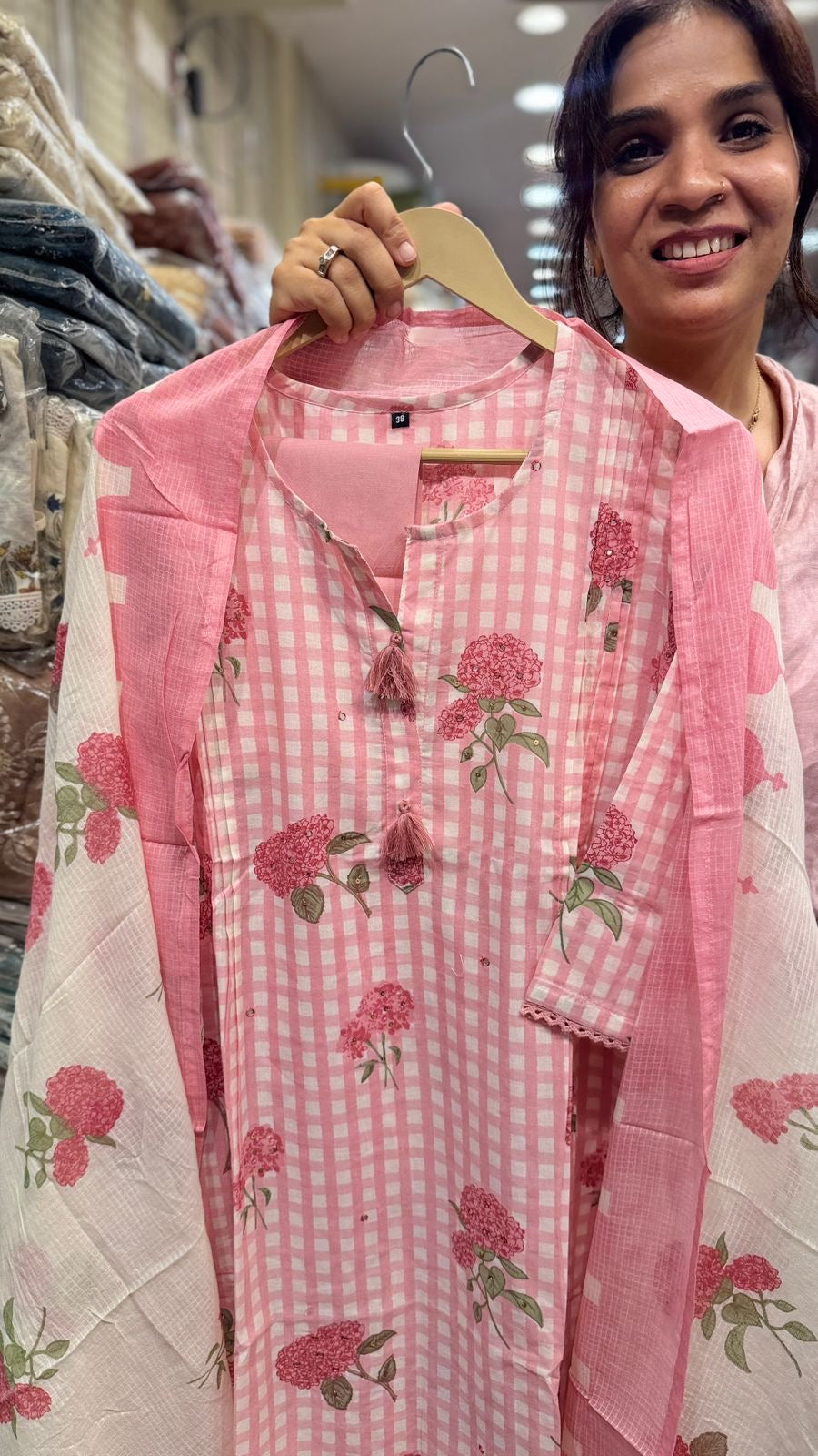 The Blooming Courtyard Suit Set