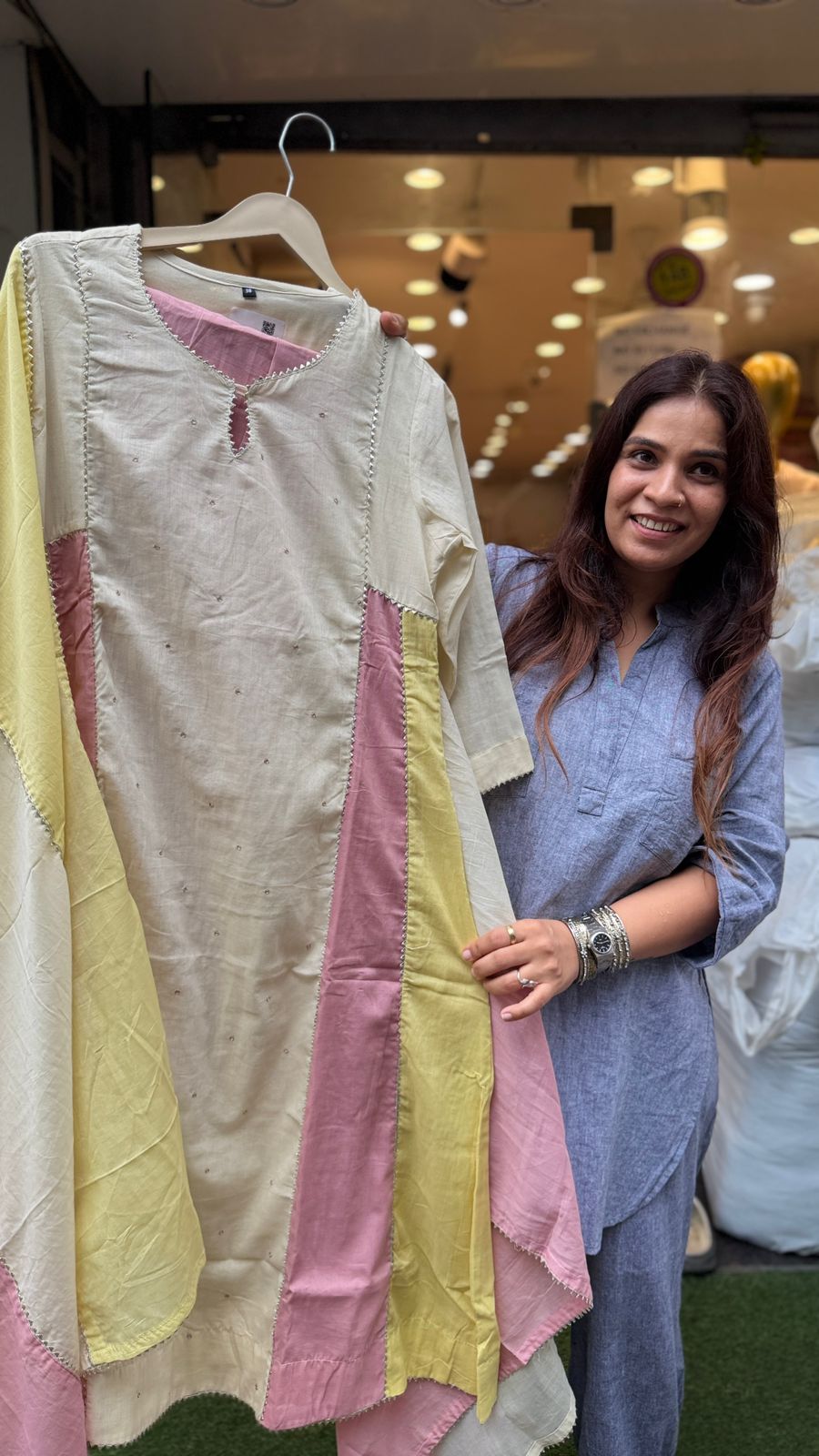 Sunlit Breeze Mul Cotton Suit Set
