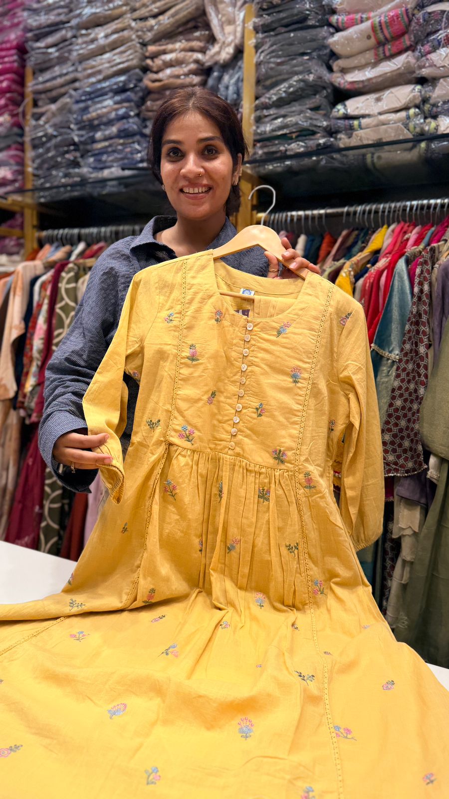 Sunlit Bloom Kurta Pant