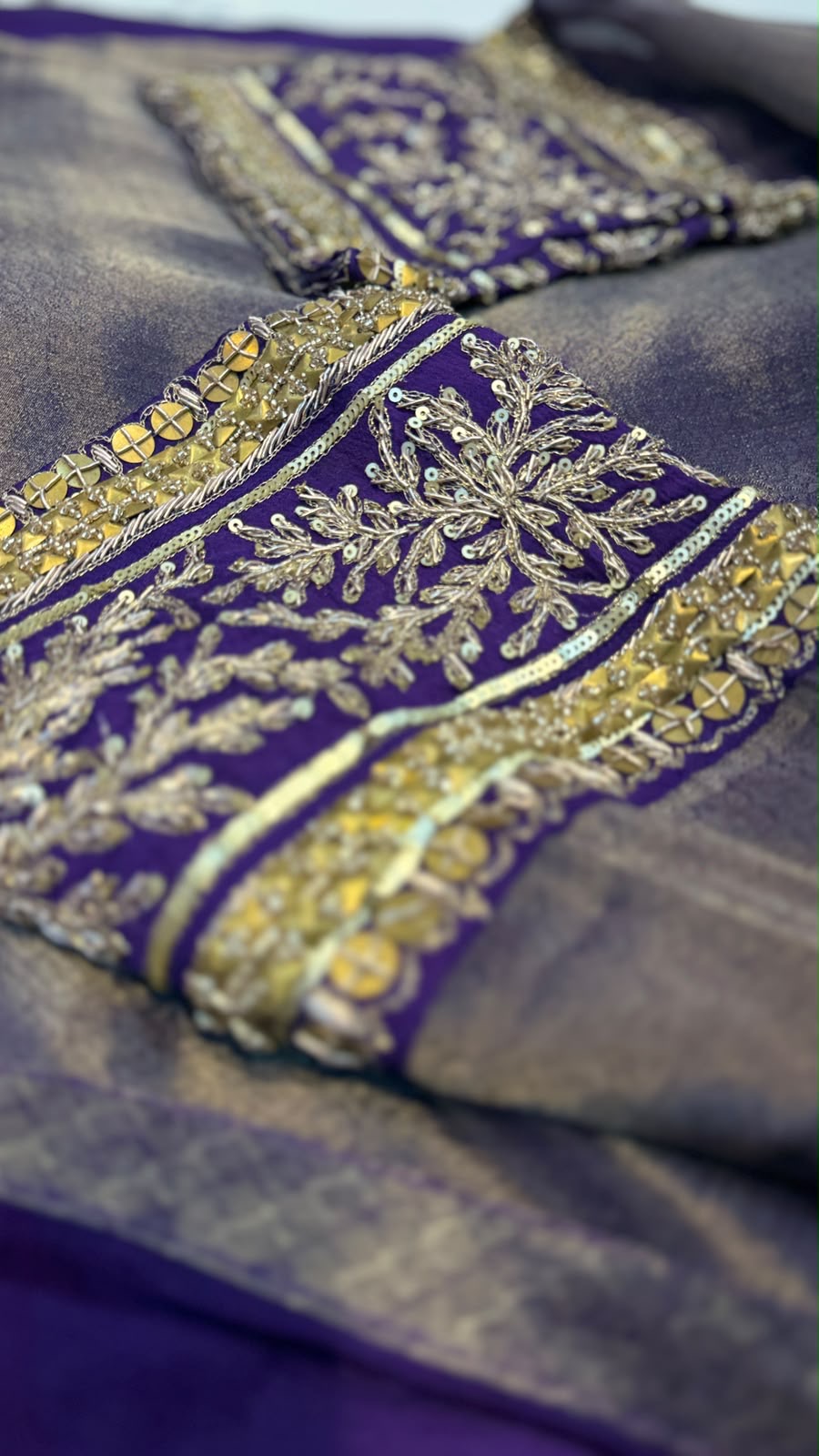 The Purple Hour – Embellished Suit Set