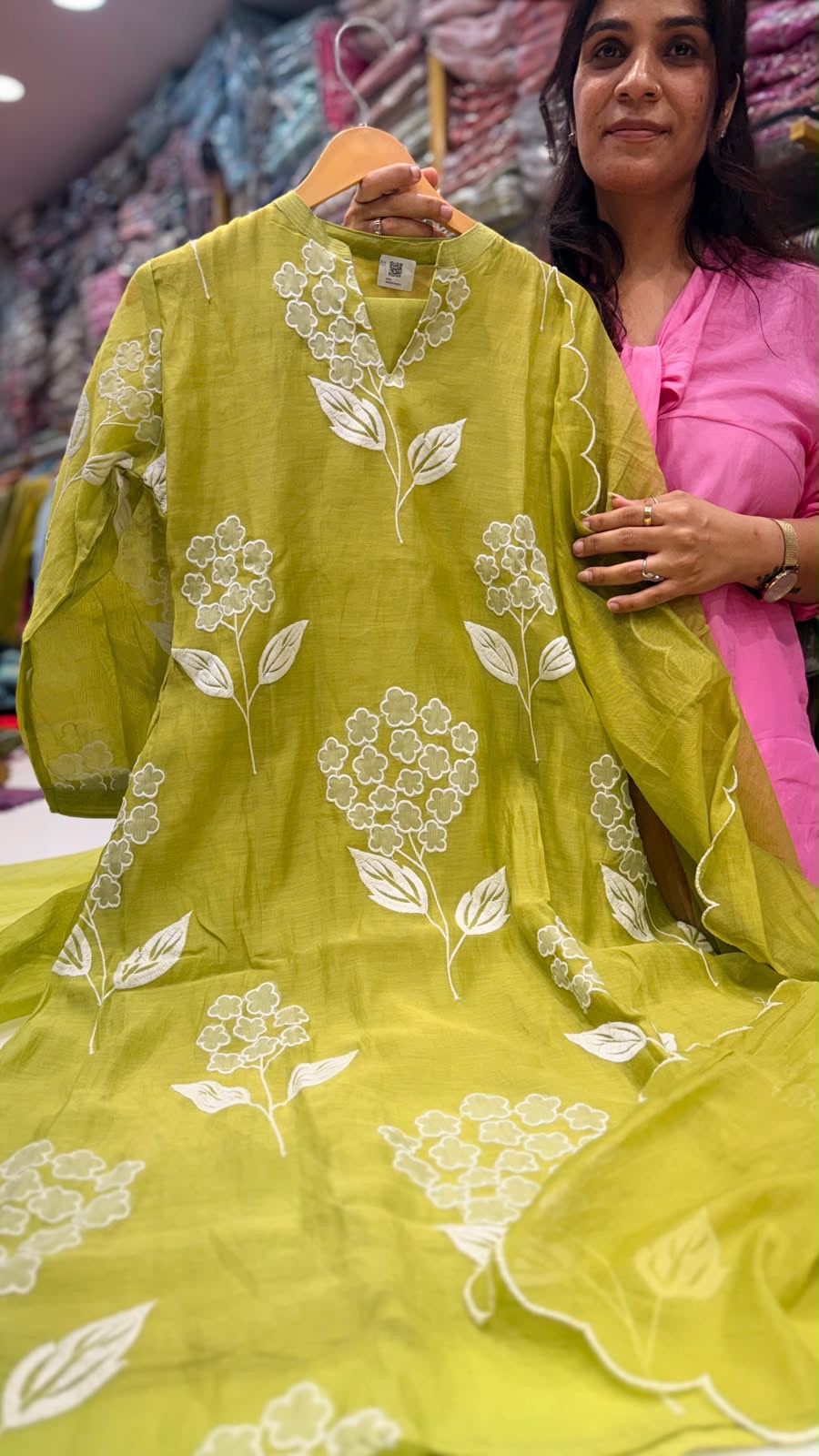 Flora Bloom – Aliya Inspired Mul Chanderi Edit