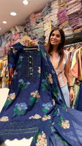 Midnight Garden Trio Karachi Style Suit Set