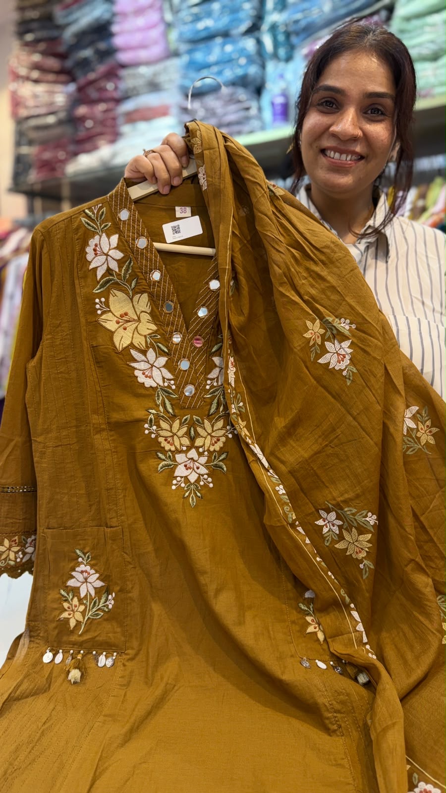 Petals After Dusk – Cotton Suit Set | 4 Shades