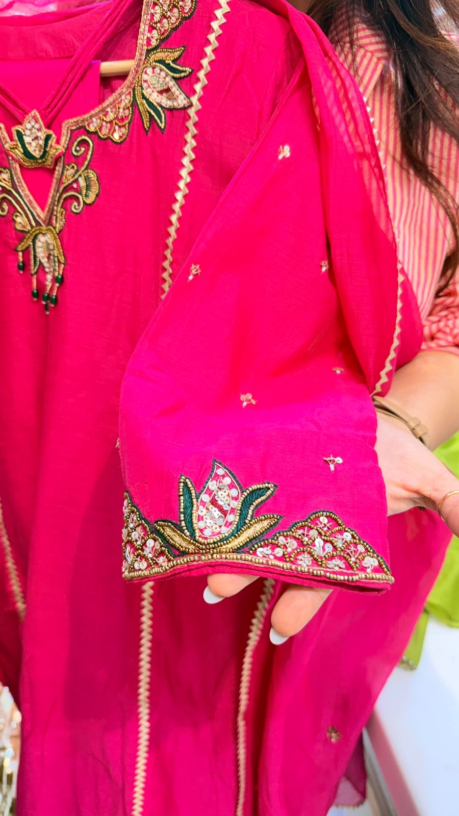 The Ornament Principle – Super Luxe Mul Chanderi Suit Set