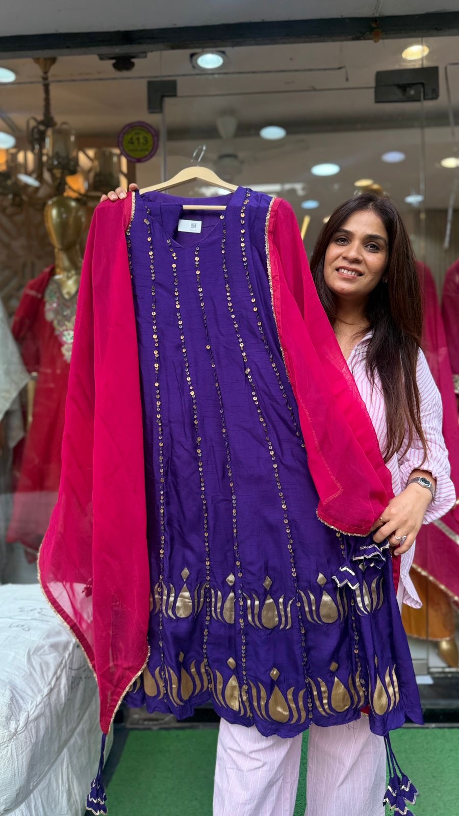 The Maharani Contrast – Luxury In Every Seam