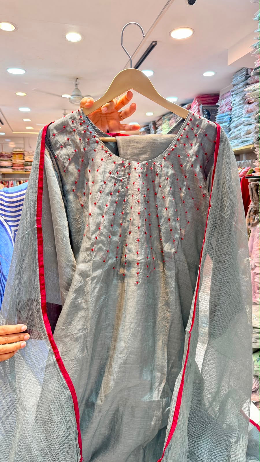 Monarch Muse Mul Chanderi Suit Set