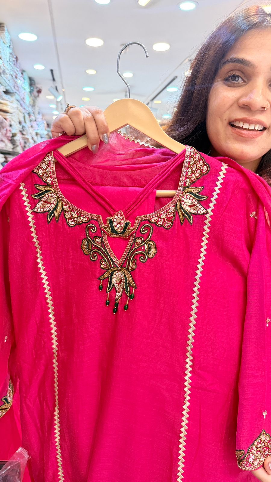 The Ornament Principle – Super Luxe Mul Chanderi Suit Set