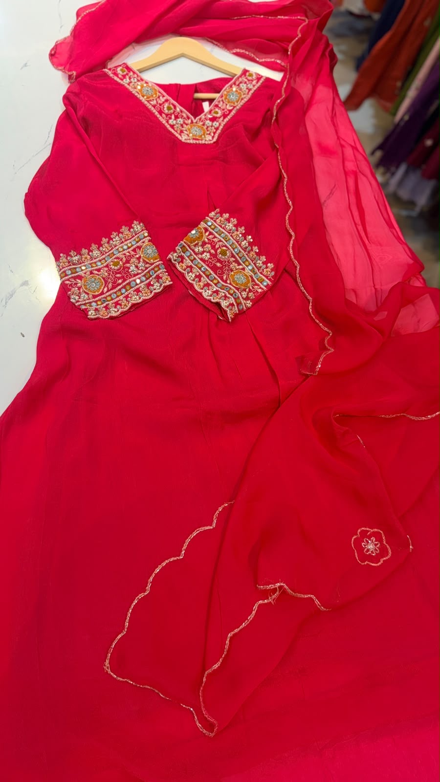 Rani Pink Reverie – Luxury Embroidered Suit Set