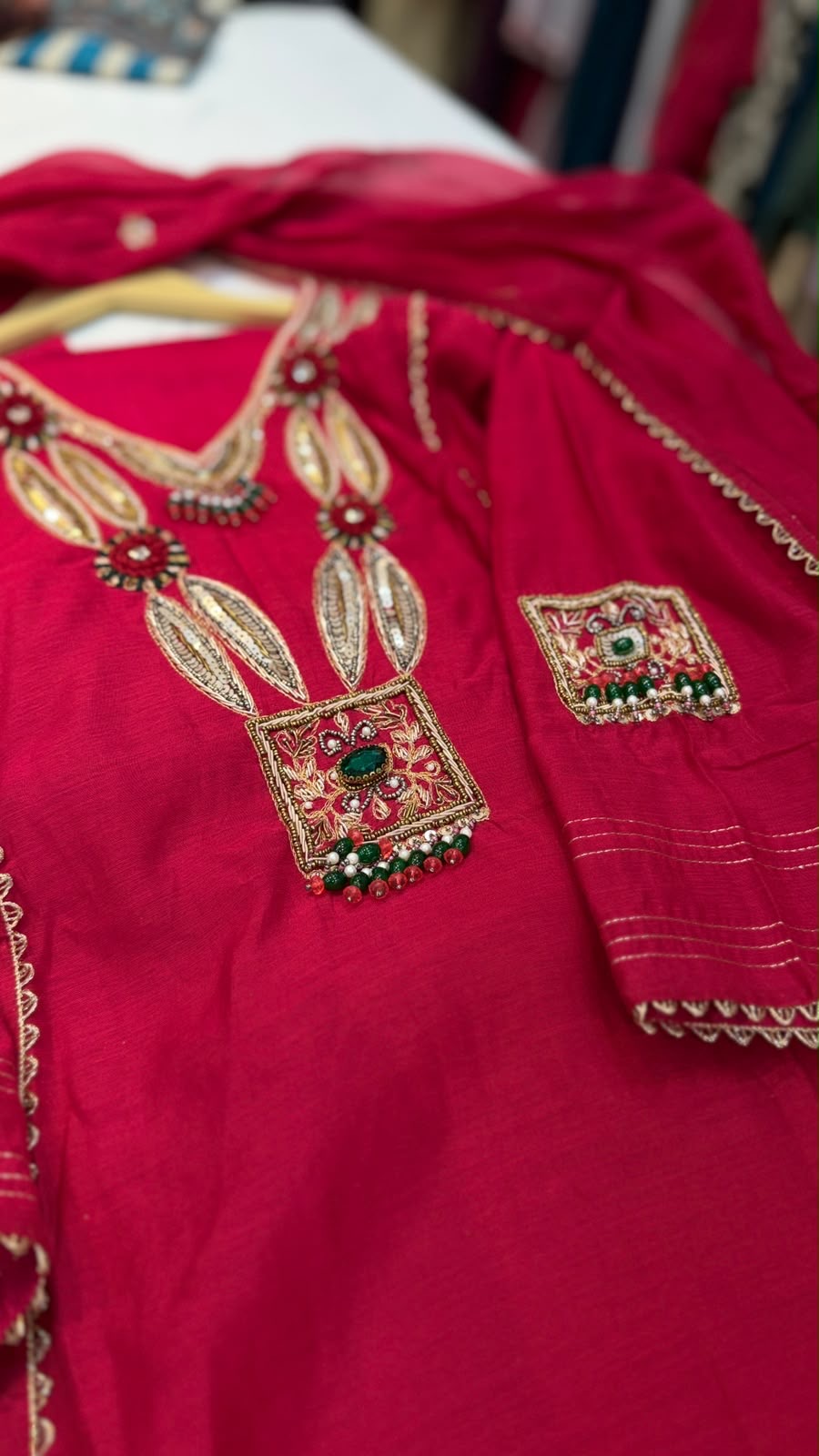 Royalty, With a Little Swing – Embellished Mul Chanderi
