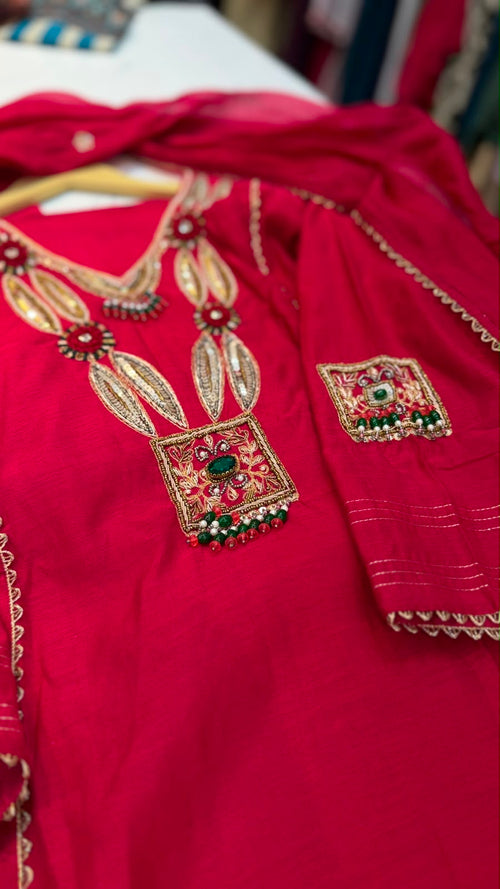 Royalty, With a Little Swing – Embellished Mul Chanderi