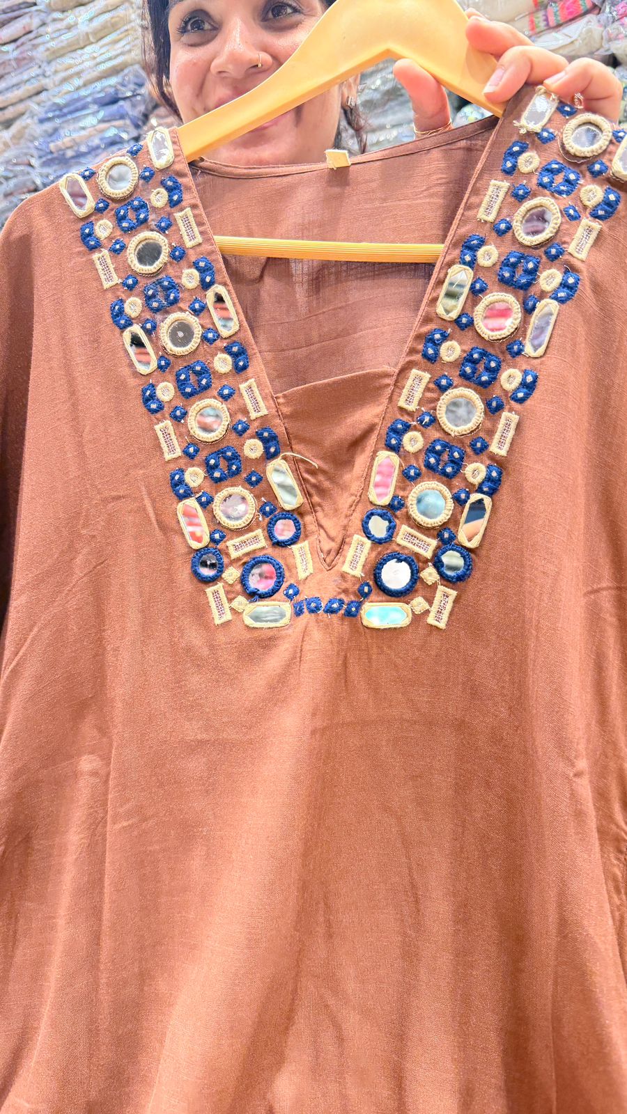 Cocoa Luxe Kaftan Coord