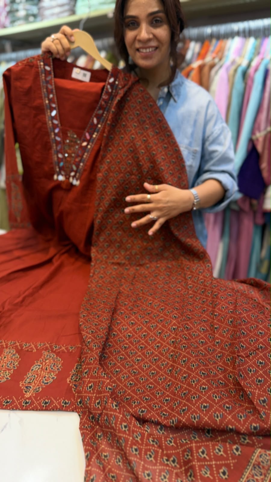 Gaargi Ember Anarkali Set