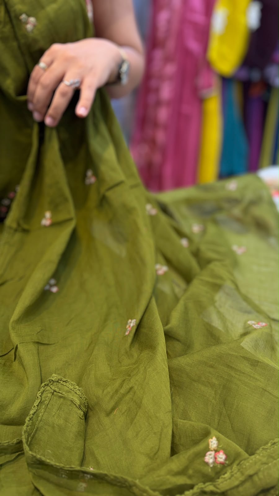 The Wildflower Detail – Embroidered Suit Set