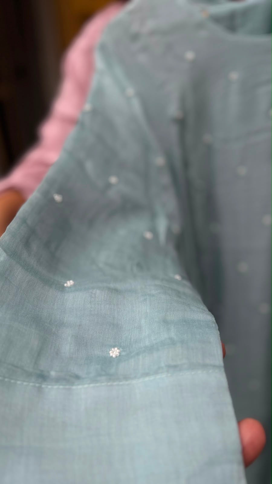 Dew & Drape — A Poem in Mul Chanderi
