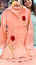 A Rose in Passing – Peach Co-ord Set