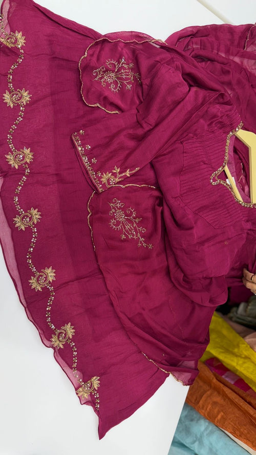 Montavie Grace Mul Chanderi Edition