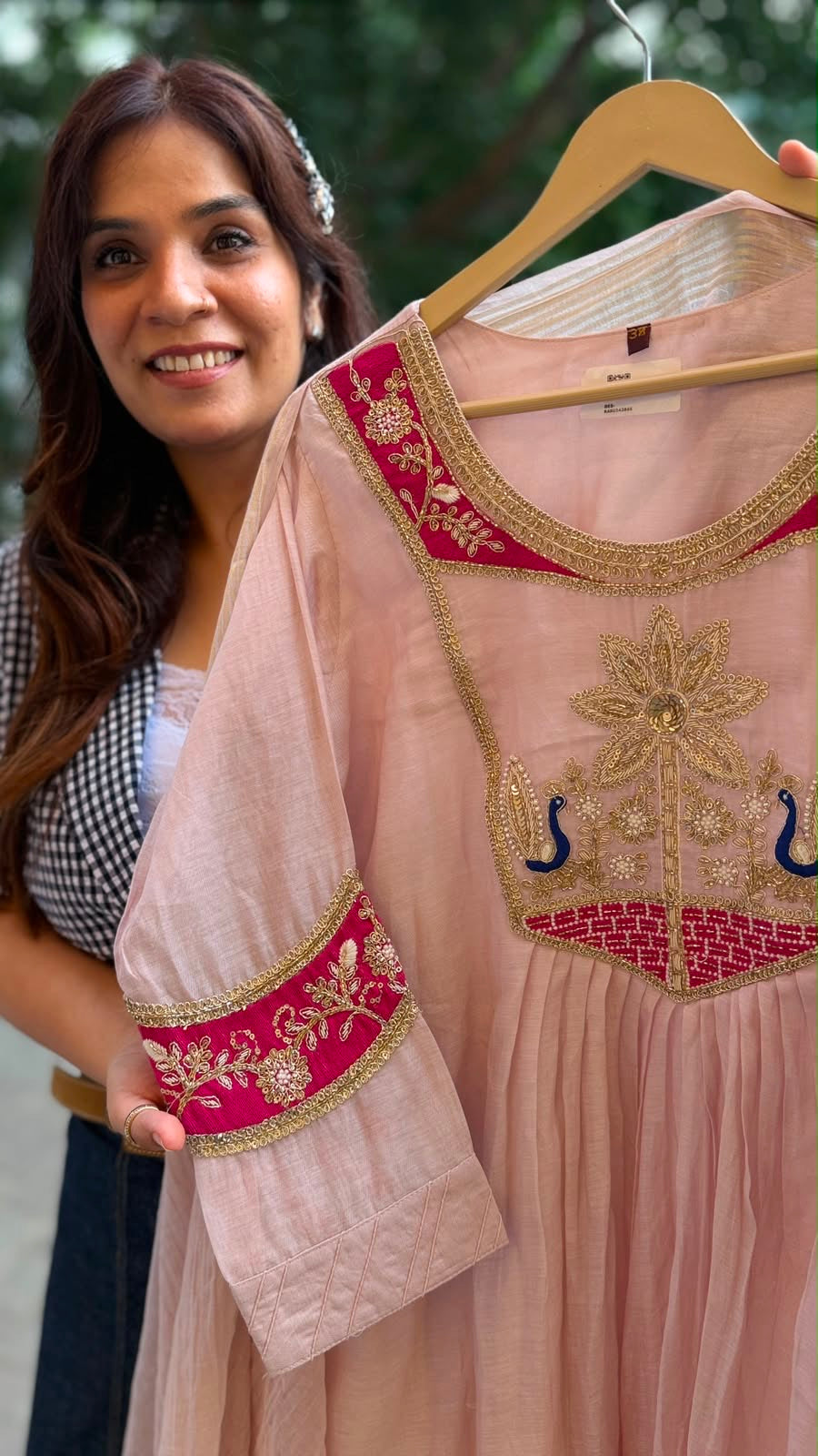 Blush Royale – Luxe Mul Chanderi Suit Set