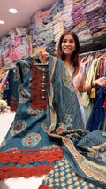 Midnight Garden Trio Karachi Style Suit Set