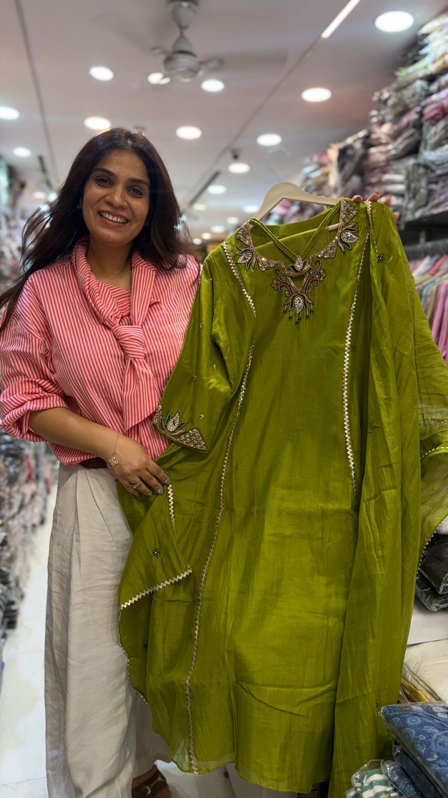 The Ornament Principle – Super Luxe Mul Chanderi Suit Set