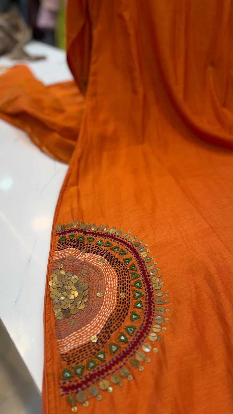 Crafted in Circles - Mul Chanderi Muse
