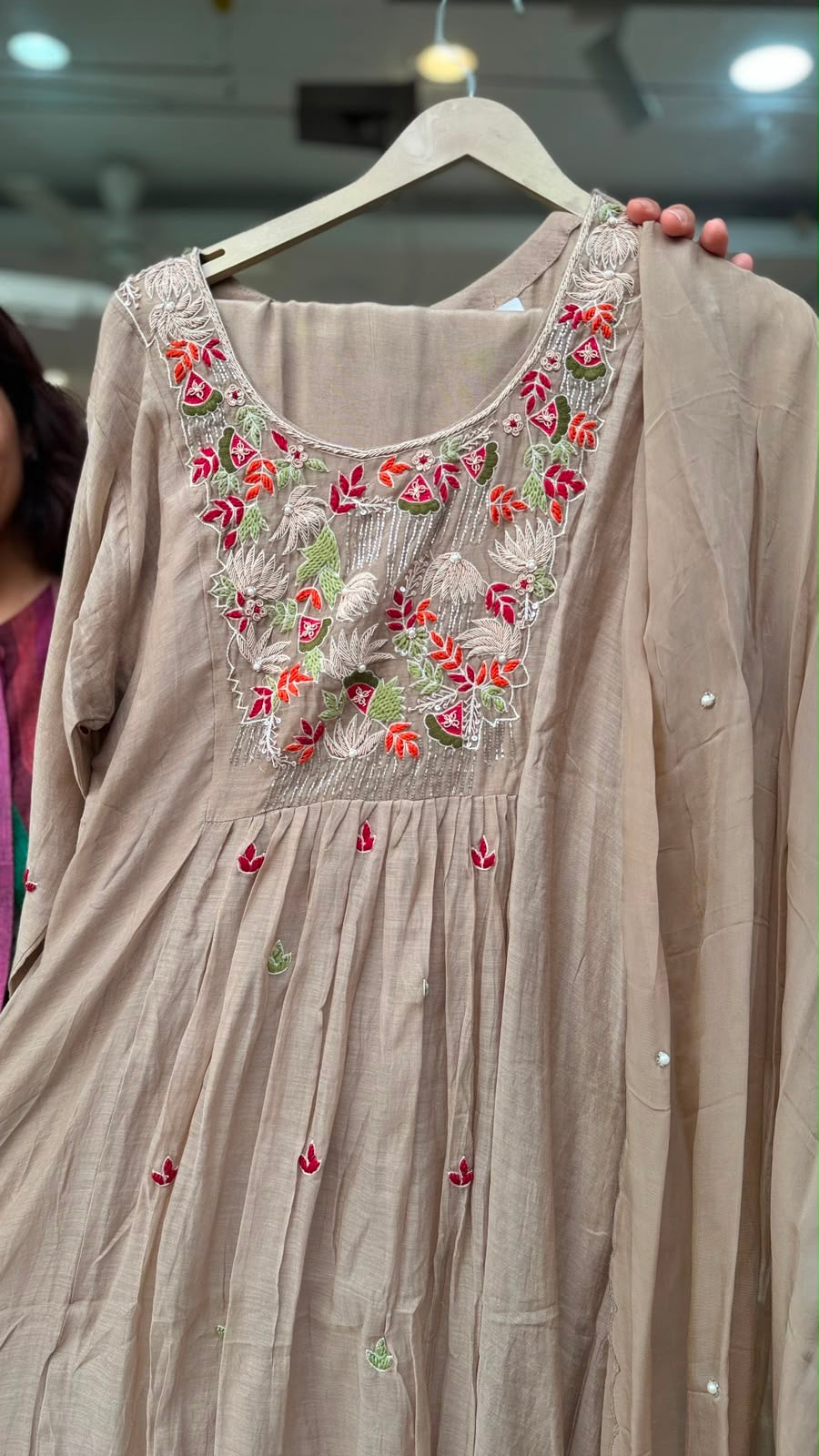 Fleur de Lune— Mul Chanderi Muse