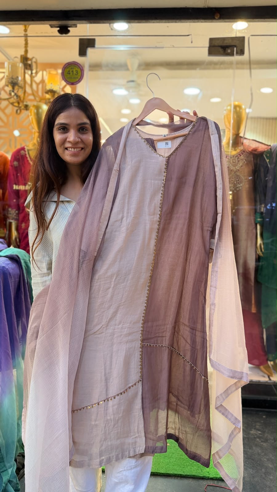 Two Moods, One Muse –Mul chanderi Luxe