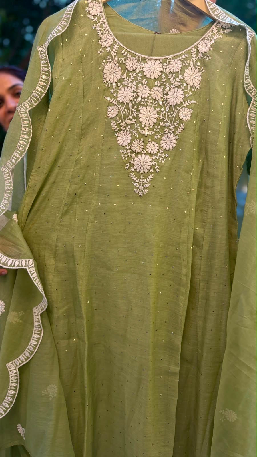 Where florals meet elegance — Mul Chanderi
