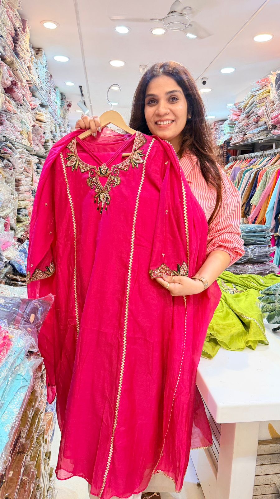 The Ornament Principle – Super Luxe Mul Chanderi Suit Set