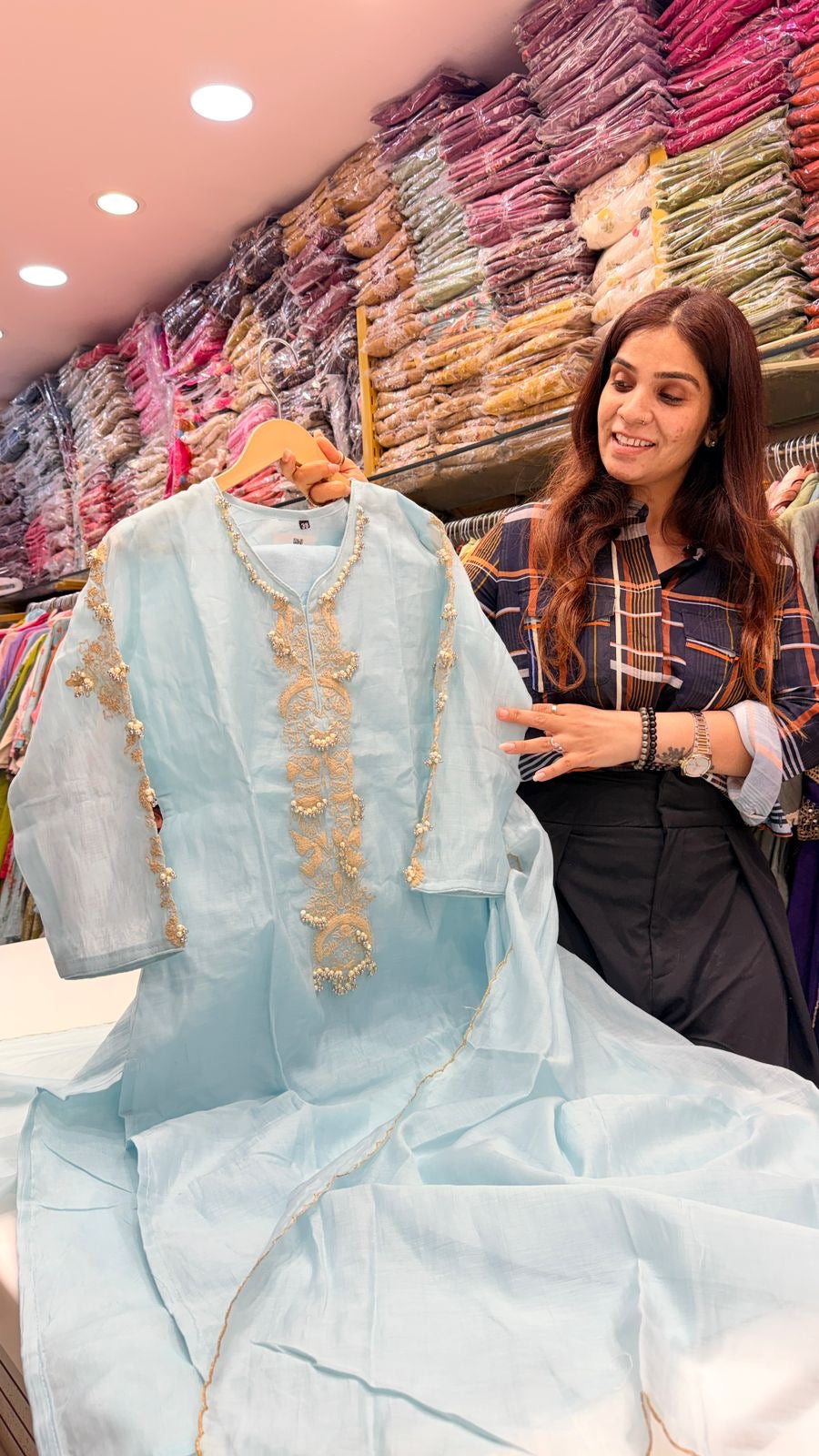 Threads of Love – Mul Chanderi Couture