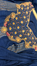 Navy Gold Matrix – Russian Silk with a pinch of lurex