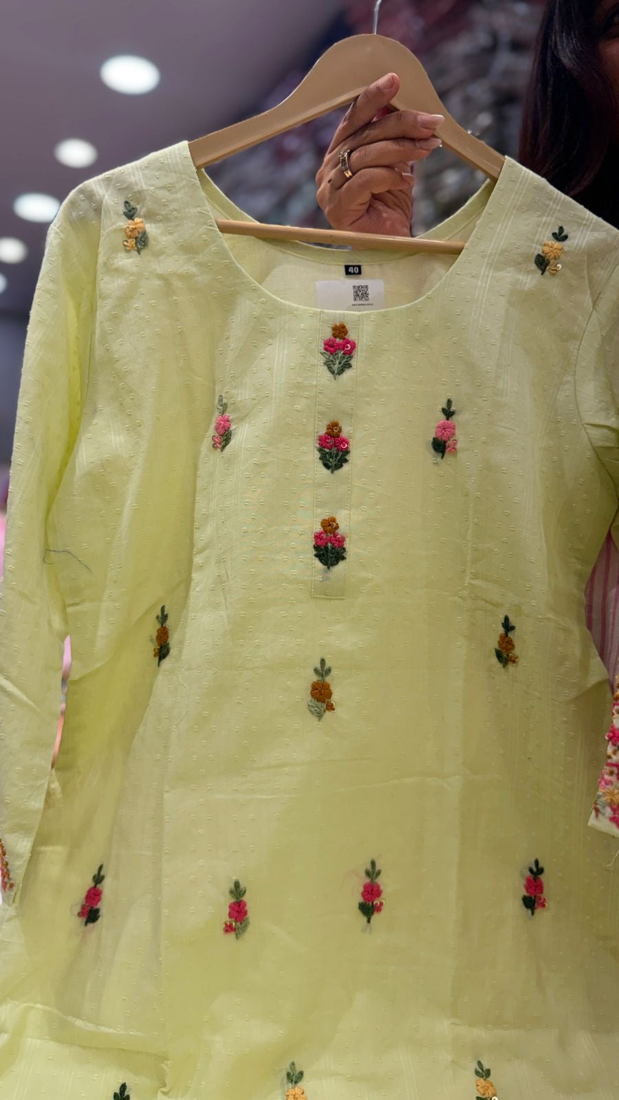 Embroidered Pastels Story