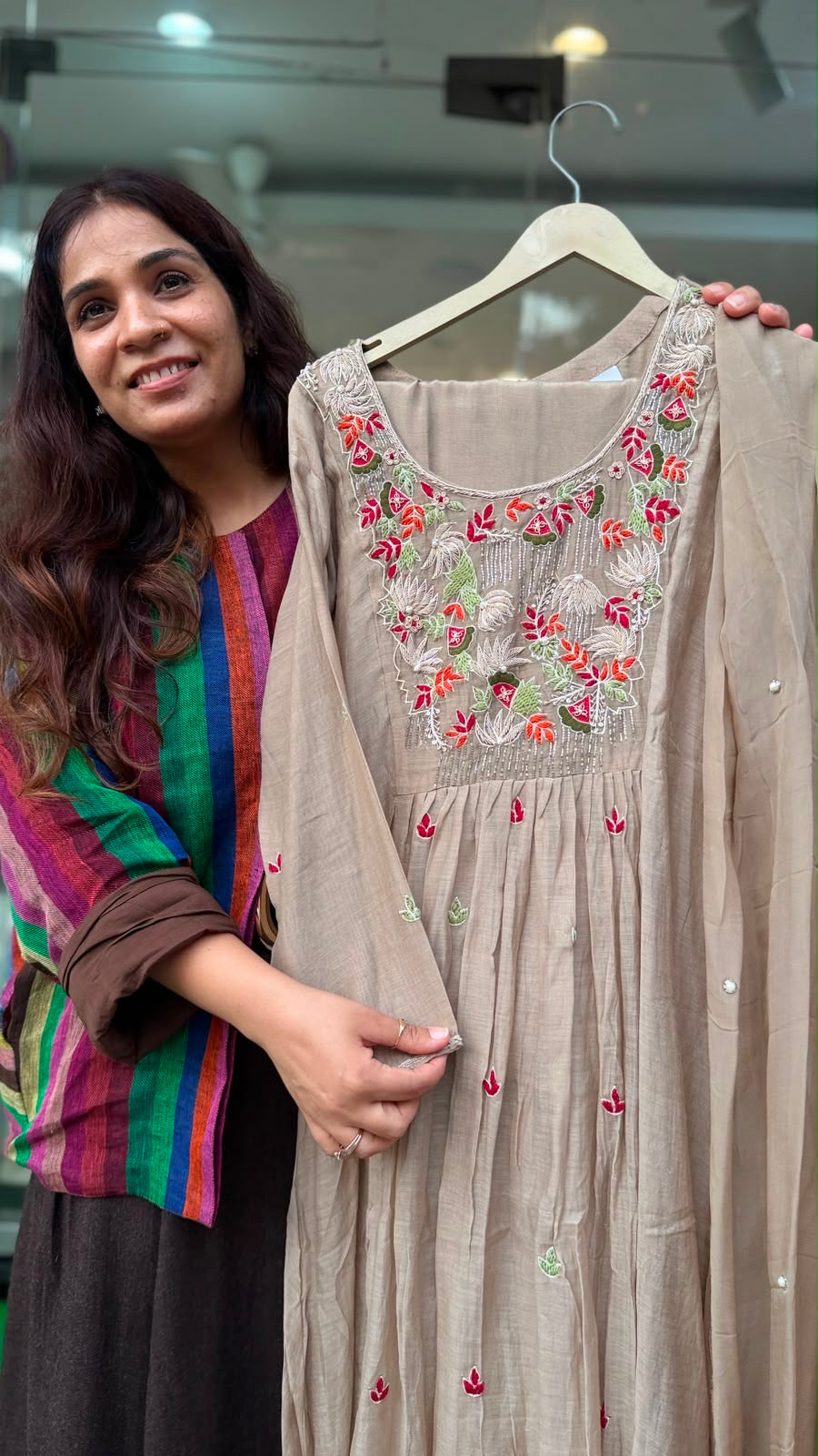 Fleur de Lune— Mul Chanderi Muse