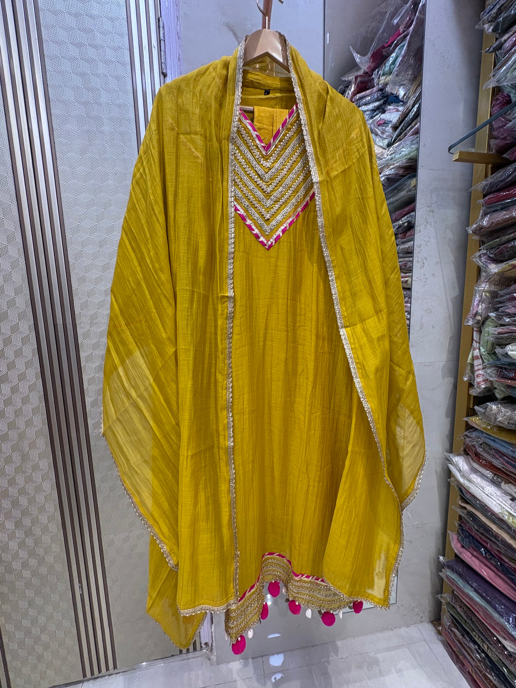 Sunshine in Gold – Festive Suit Set