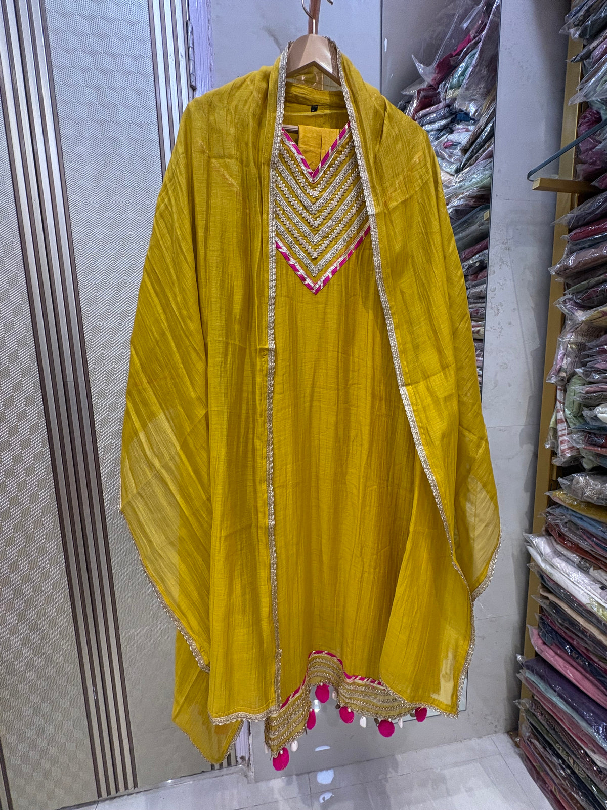 Sunshine in Gold – Festive Suit Set