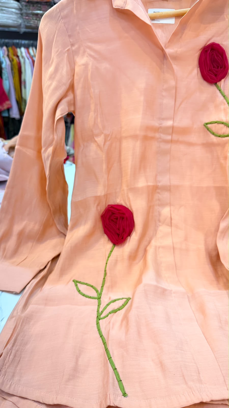 A Rose in Passing – Peach Co-ord Set