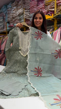 Sage Mehfil Mul Chanderi Set